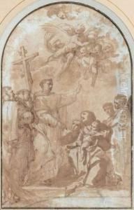 Le Miracle De Saint Vincent Ferrer by Giacomo Zampa
