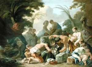 Laban Searching the Belongings of Jacob, c.1634-37 by Sebastien Bourdon