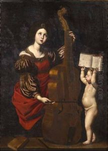Santa Cecilia by Domenico Zampieri (Domenichino)