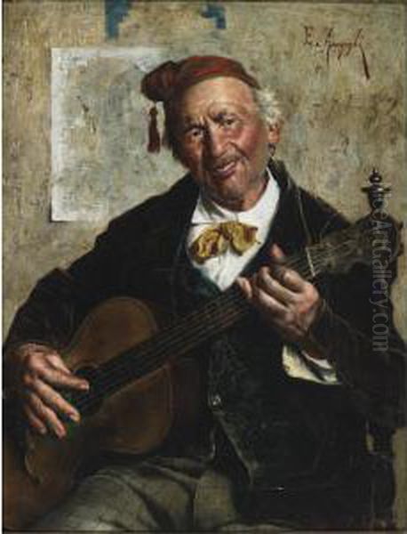 The Old Musician - view 1