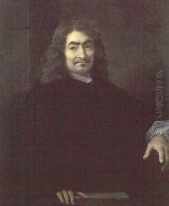 Portrait, presumed to be Rene Descartes (1596-1650) by Sebastien Bourdon