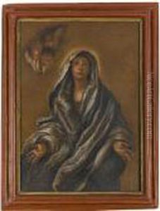 Madonna In Gloria by Antonio Zanchi