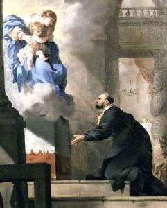 The Vision of St. Ignatius by Sebastien Bourdon