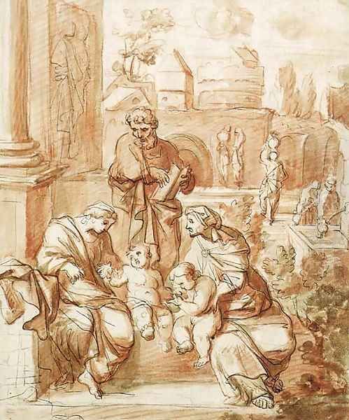 The Holy Family with Saint Elizabeth and the Infant Baptist - view 1