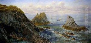 A Coastal Landscape by John Edward Brett
