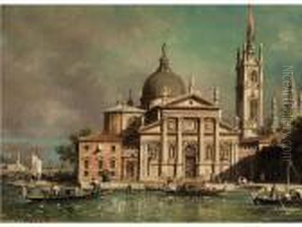 Ansicht Der Kirche San Giorgio Maggiore Auf Der Laguneninsel In Venedig - view 1