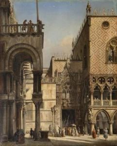 Porta Della Carta, Doge's Palace,venice