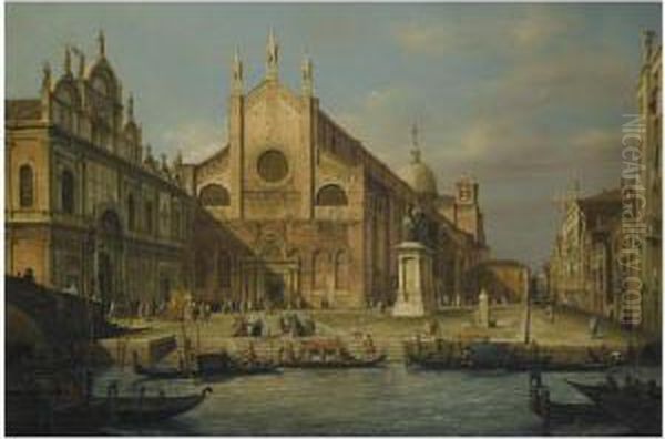 Venice, A View Of The Church Of Ss. Giovanni E Paolo - view 1
