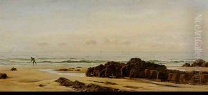 Bude On The Cornish Coast by John Edward Brett
