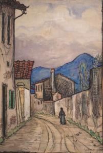 Strada Di Paese by Giovanni Zannacchini