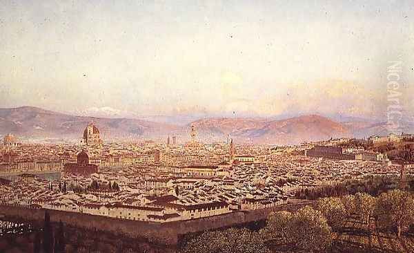 Florence from Bellosguardo by John Edward Brett