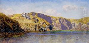 Coast Scene With Calm Sea by John Edward Brett