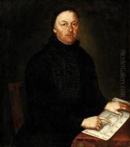 Portret Muza V Ciernom Odeve