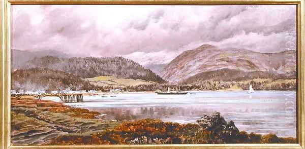 Brodick Pier, 20th August 1886 - view 1