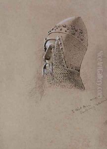 The Black Prince (1330-76), 13th December 1859 by John Edward Brett