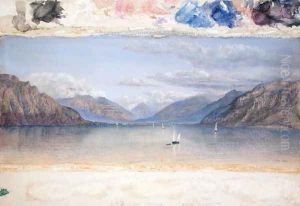 The Mountains of St. Gingolph 1861 by John Edward Brett