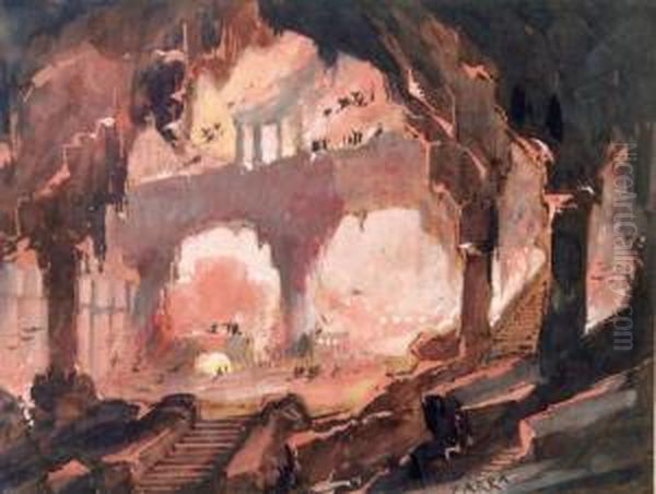 Scene D'incendie Et Ruines - view 1