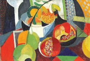 Nature Morte Aux Grenades by Angel Zarraga Arguelles
