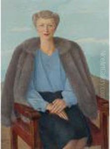 Portrait Of A Lady by Angel Zarraga Arguelles
