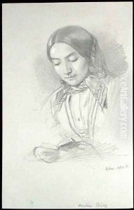 Portrait of a Lady, 14th October 1858 by John Edward Brett