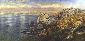 Mount's Bay, Cornwall 1877 by John Edward Brett