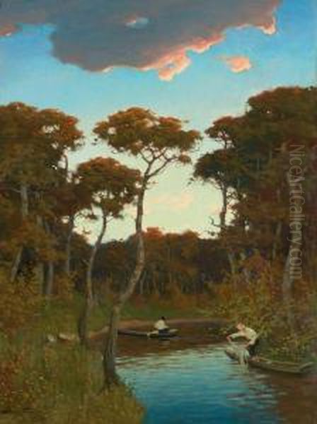 A Woodland Lake - view 1