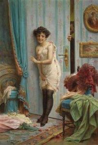 Nicht Hineinschauen by Hans Zatzka
