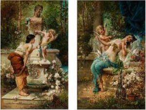 Bestrafter Ubermut by Hans Zatzka