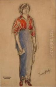 Jeune Femme by Czeslaw Zawadzinski