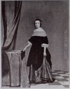 Portrait Of A Lady by Gerard Ter Borch