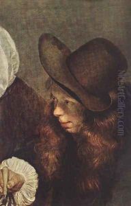 The Glass of Lemonade (detail) 1655-60 by Gerard Ter Borch