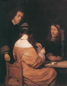 Card-Players by Gerard Ter Borch