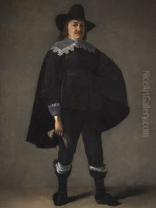 Portrait of a Gentleman in Black by Gerard Ter Borch