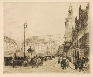 Altes Rathaus Inleipzig by Walter Ernst Zeising