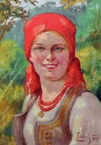 Dziewczyna W Czerwonej Chuscie