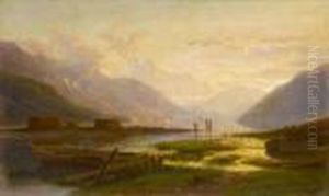 Partie Am Urnersee by Jakob Joseph Zelger