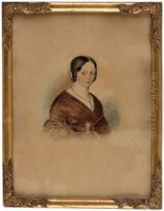 Bildnis Einer Dame by Friedrich Zeller