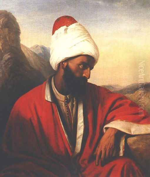 Arab férfi (Egy dervis), 1843 - view 1