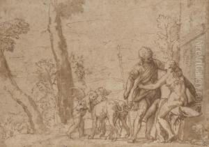 Venus Begging Adonis Not To Go Hunting