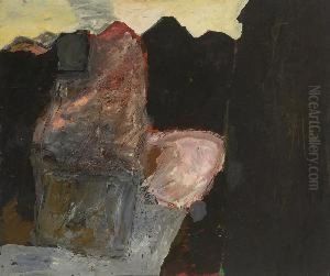 Groses Bergbild. 1988 by Johannes Simon Zembsch