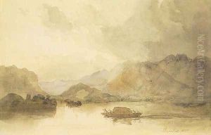 Lago Maggiore, 1834 by Miklos Barabas