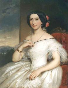 Matta Janosne, 1860 by Miklos Barabas