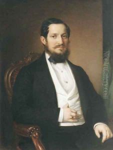Matta Janos, 1860 by Miklos Barabas