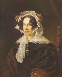Konkolyne arckepe, 1837 by Miklos Barabas