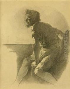 A Study Of A Man by Frantisek Ii Zenisek