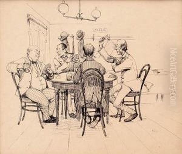 Card Players - view 1