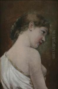 Bust Of A Girl by Josef Zenisek