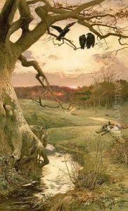 The three ravens by Edward Frederick Brewtnall