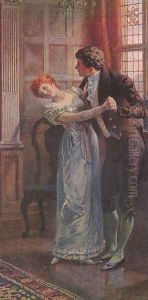 Under the Mistletoe by Edward Frederick Brewtnall