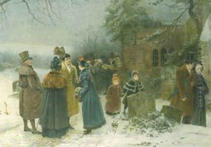 Christmas Morning by Edward Frederick Brewtnall